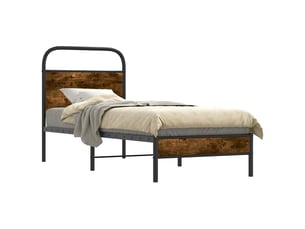 Lit simple 80x200 cm    coloris marron
