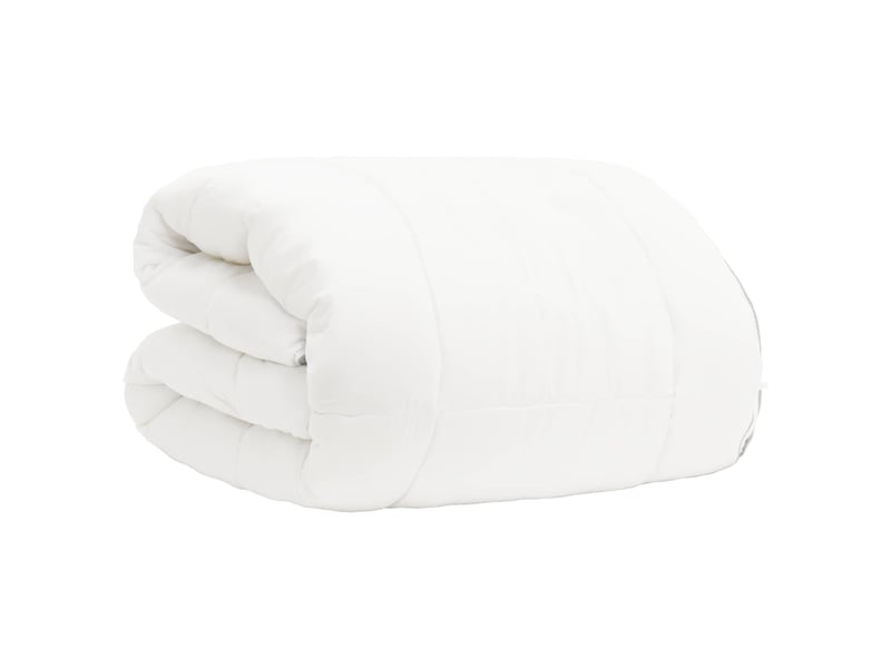  Couette - duvet 220x240 cm hiver 450 gsm laine australienne blanc  - Conforama C