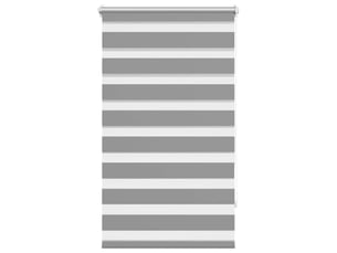 Store vénitien zebra, store de fenêtre 90,9 x 150 cm, largeur du tissu 86,7 cm, gris cf48216