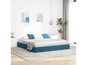 Lit 2 places 180x200 cm    coloris bleu