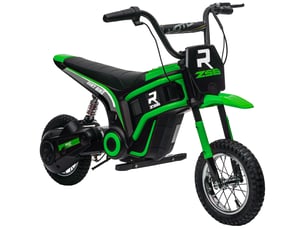 Moto électrique pour enfants, moteur 24 v, vitesse réglable, musique et lumières, verte