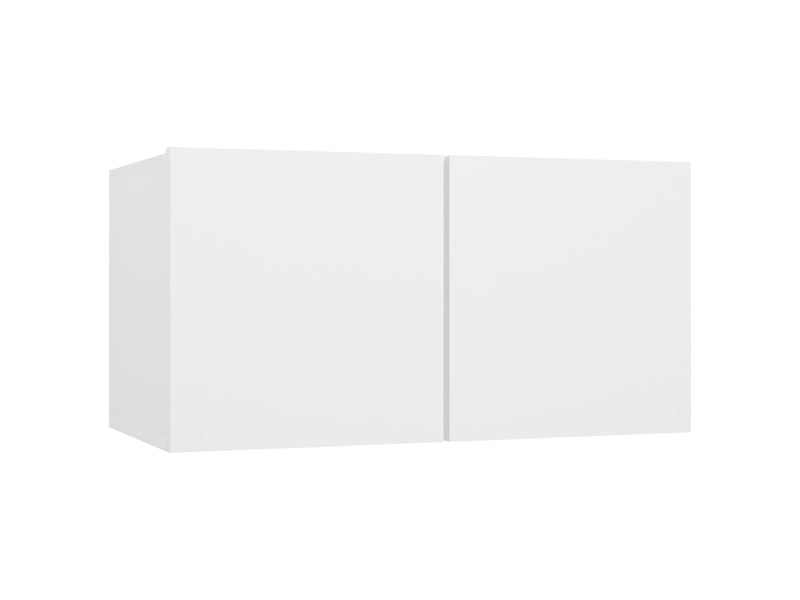 Ensemble de meubles tv ; bancs tv ; armoires tv 10 pcs blanc bois d'ingénierie  - Conforama E