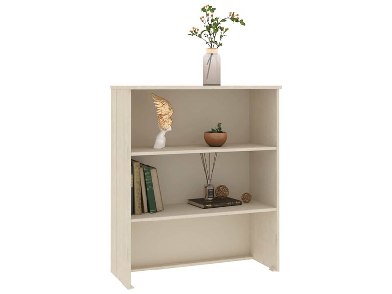  Dessus de buffet - bahut - meuble de rangement hamar marron miel 85x35x100 cm bois de pin  - Conforama E