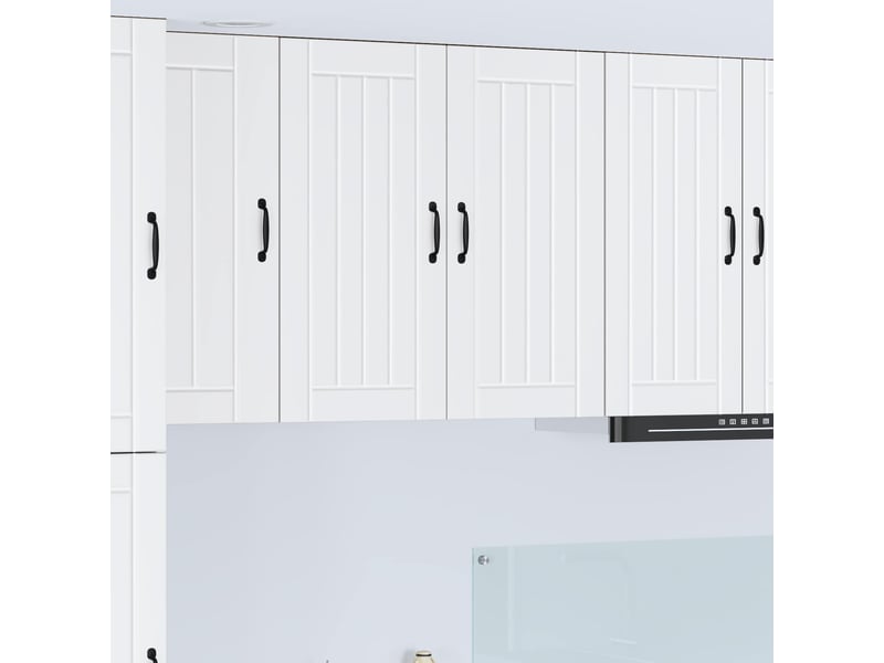  Meuble mural de cuisine, armoire de cuisine blanc 80x31x80cm bois d'ingénierie shl1259  - Conforama B