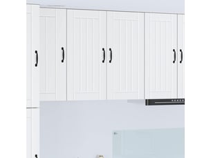 Meuble mural de cuisine, armoire de cuisine blanc 80x31x80cm bois d'ingénierie shl1259