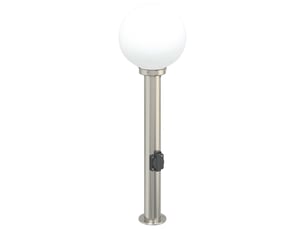 Borne lumineuse avec sortie 80 cm en acier inoxydable ip44 shl15611