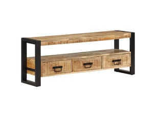 Meuble tv coloris marron 120 cm <strong></strong>  <strong></strong>