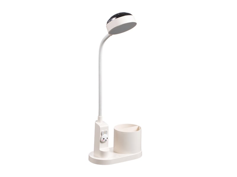  Lampe de bureau enfant avec porte-stylo led rechargeable dimmable pour enfants (blanc)  - Conforama A