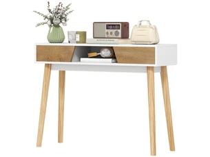 Console 2 tiroir(s)  coloris blanc <strong></strong> <strong></strong>