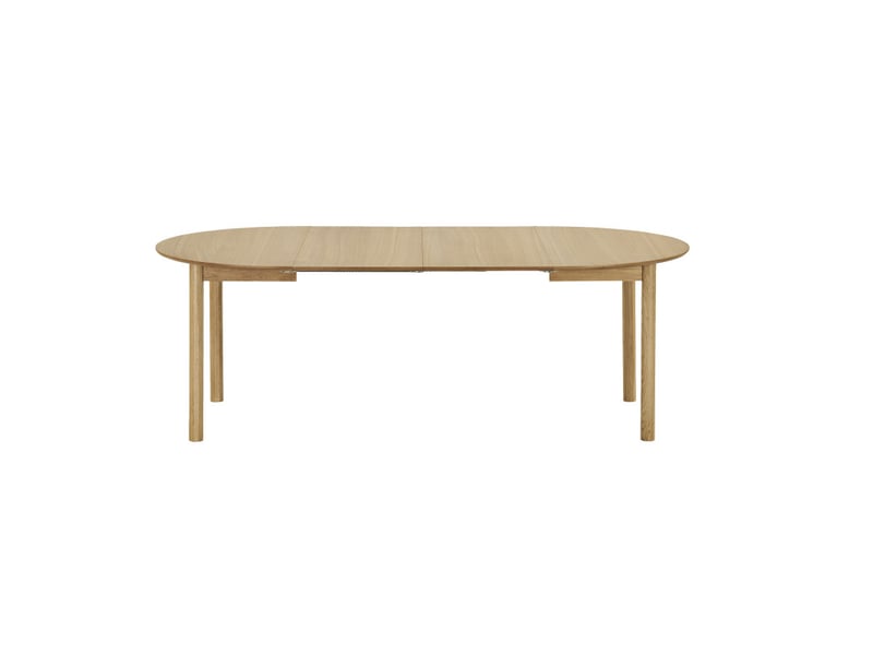 Rimini-table à manger extensible ø120 cm (170-220 cm) chêne naturel  - Conforama E