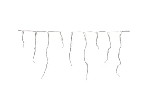 Rideau lumineux stalactite d'extérieur 20 m 1200 led blanc froid à effets avec minuteur sur secteur