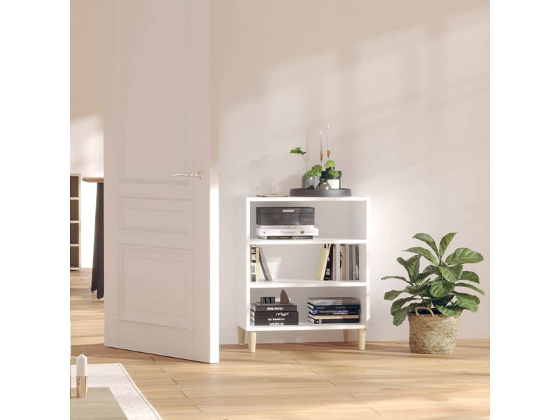  Buffet - bahut - meuble de rangement blanc 57x35x70 cm bois d’ingénierie  - Conforama B