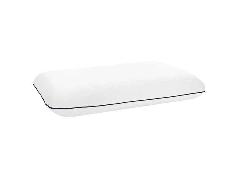  Oreiller, coussin de sommeil 60 x 40 x 10 cm moyen mousse de gel blanc cf55922  - Conforama A