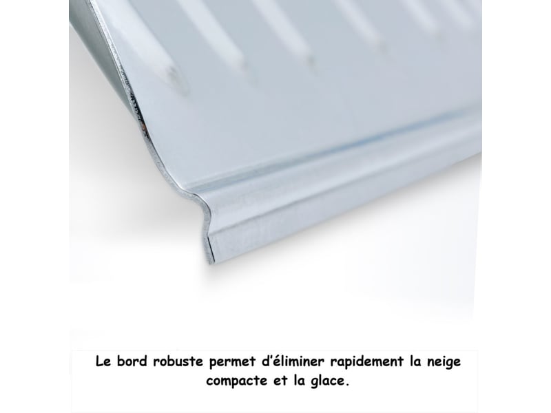  Pelle à neige en aluminium largeur 46 cm pelle de déneigement légère et robuste  - Conforama C