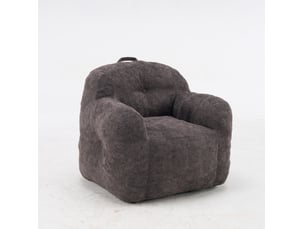 Fauteuil fixe <strong>FLORAGRACE</strong> <strong></strong> Simili gris vendu A l'unité