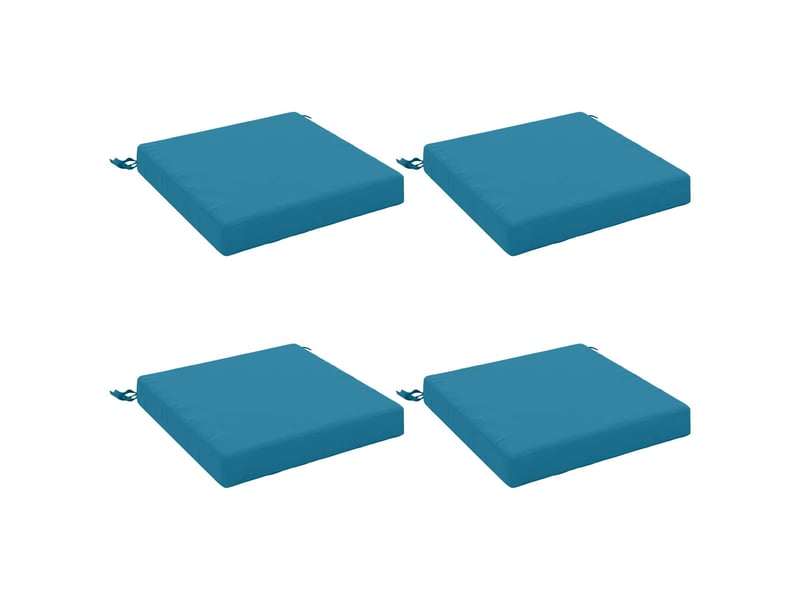Lot de 4 coussins de siège, coussins d'assise soest 100 % polyester cf60268 - Conforama A