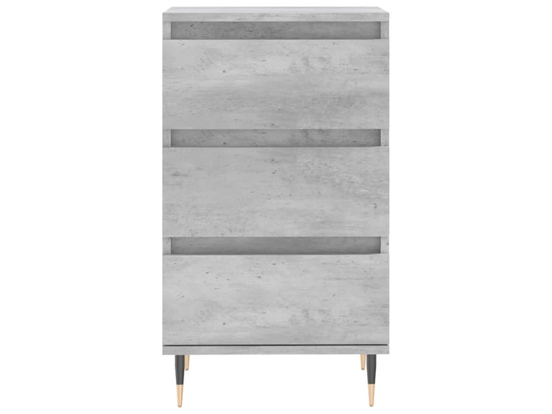  Buffet - bahut - meuble de rangement gris béton 40x35x70 cm bois d'ingénierie  - Conforama E