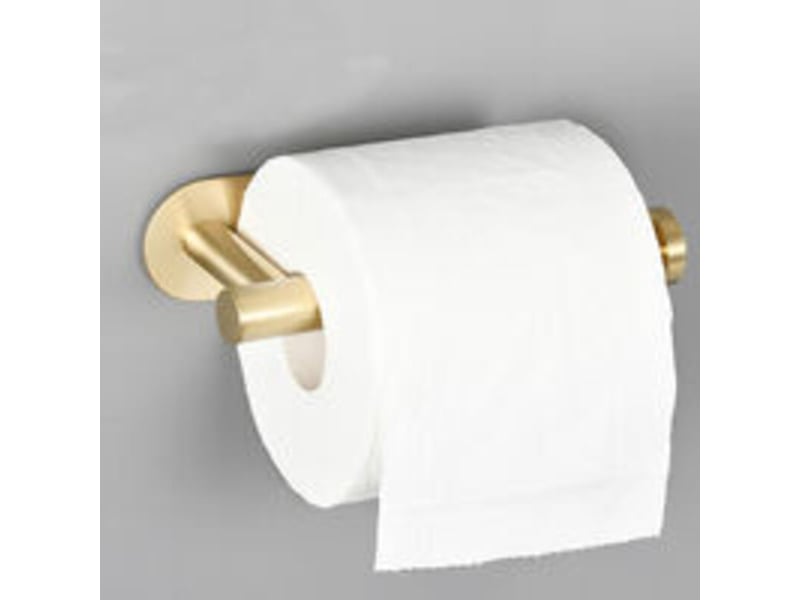  Porte-rouleau de papier toilette mural living and home, doré  - Conforama B