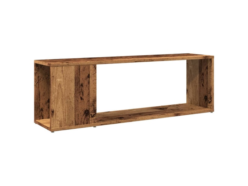  Meuble tv - banc tv - meuble de rangement vieux bois 100x24x32 cm bois d'ingénierie  - Conforama A