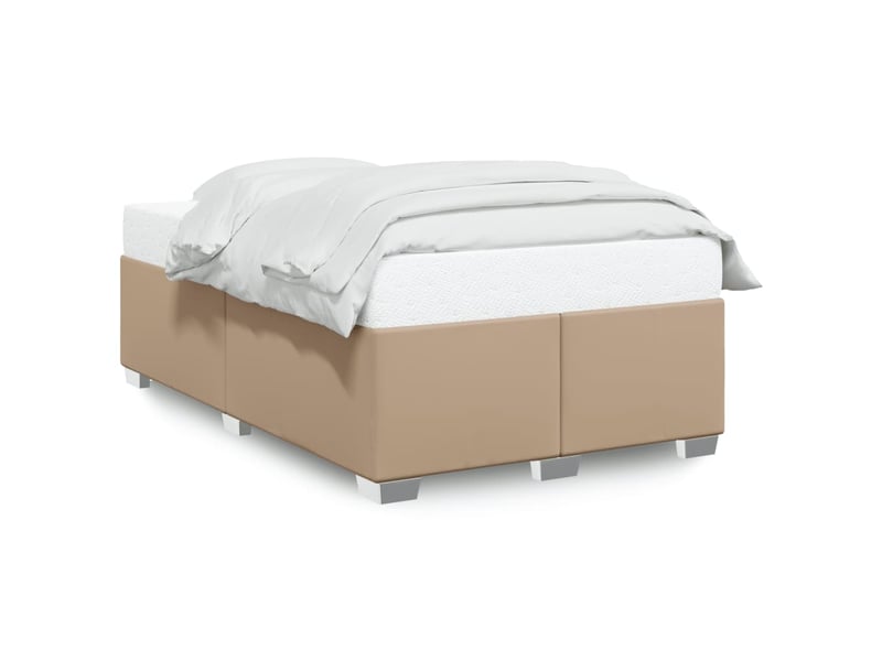  Lit double- lit adulte -  cadre de lit sans matelas cappuccino 120x190 cm similicuir  - Conforama A