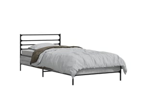Lit simple 80x200 cm coloris gris