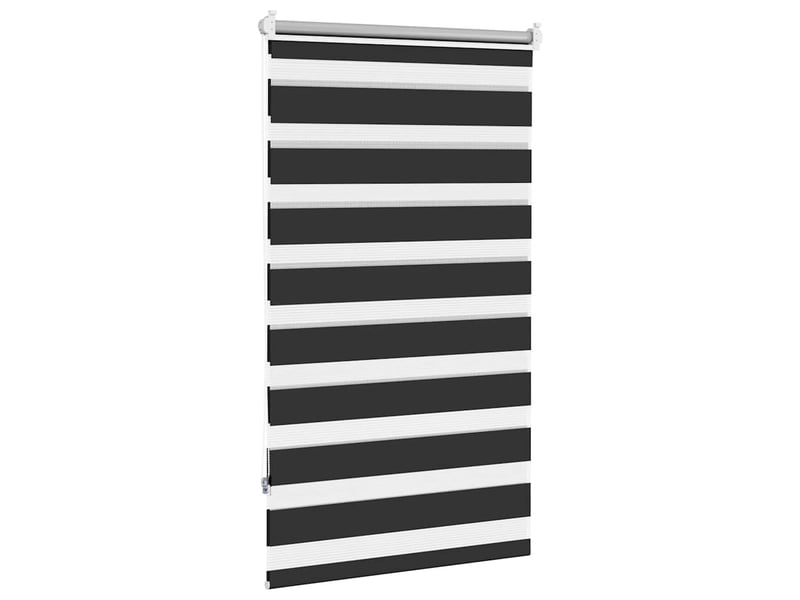  Store vénitien zébré, store de fenêtre 90,9 x 150 cm, largeur du tissu 86,7 cm, noir cf48237  - Conforama D
