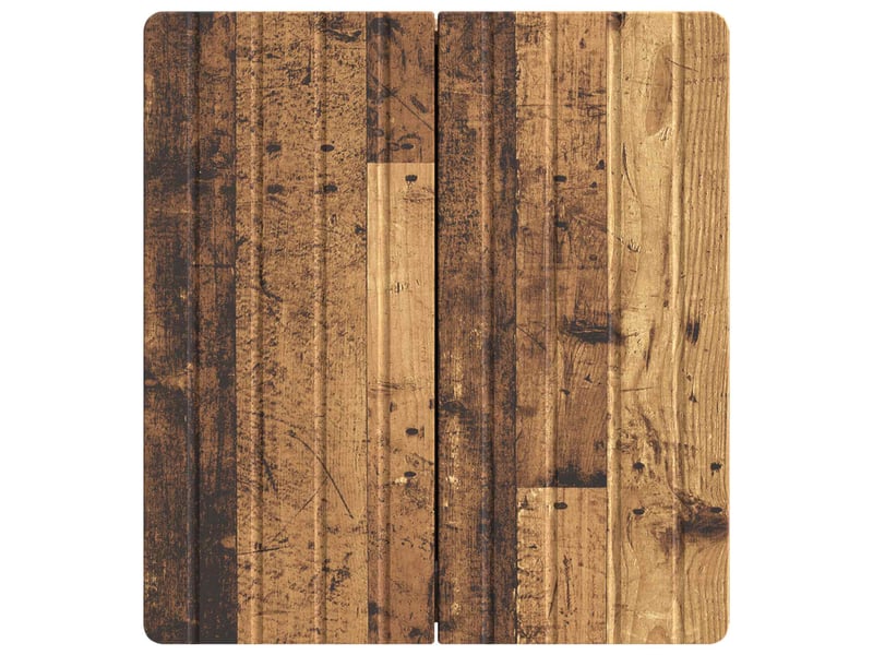  Armoire murale salon, meuble de rangement bois ancien 59 x 31 x 64 cm bois d'ingénierie  - Conforama D