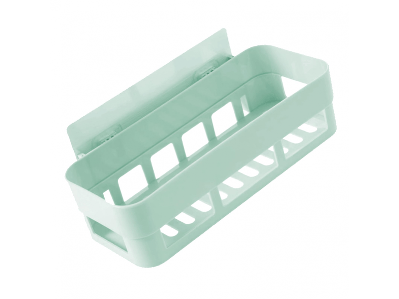 Étagères de salle de bain flottantes rectangulaires, adhésives puissantes, multifonctionnelles, à fixation murale, support de rangement - Conforama D