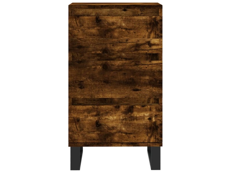  Buffet - bahut - meuble de rangement chêne fumé 40x35x70 cm bois d'ingénierie  - Conforama E
