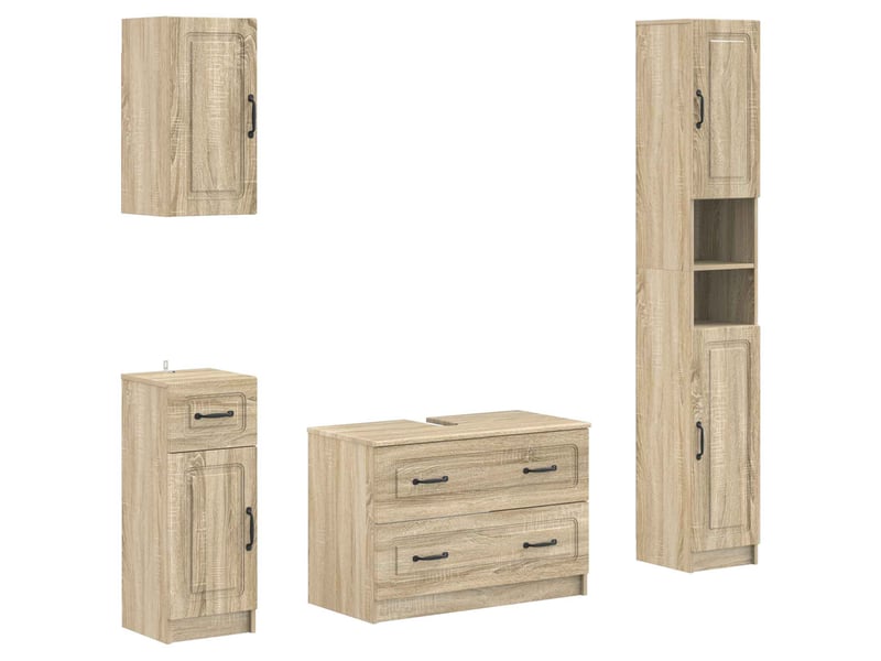  Ensemble de 4 pièces d'armoires de salle de bain utrecht cf63268  - Conforama A