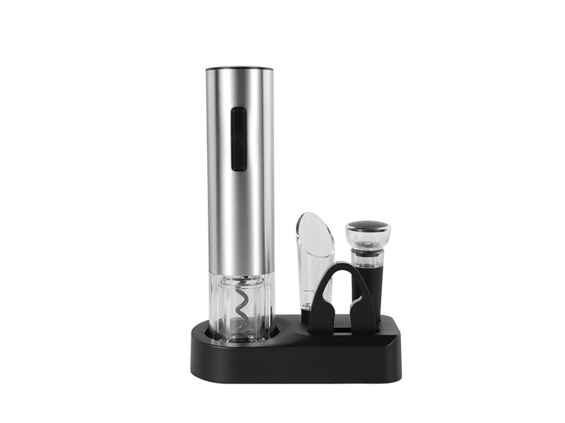 Tire-bouchon electrique rechargeable acier inoxydable - Conforama A