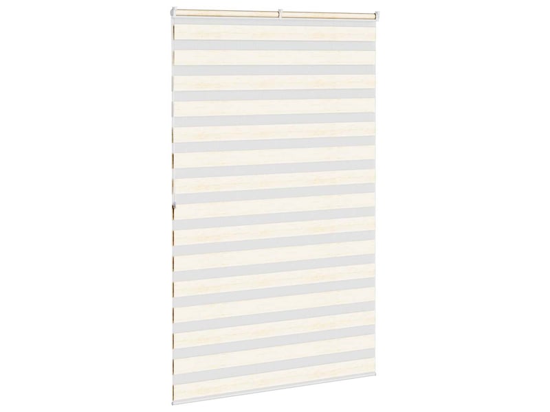 Store zèbre, store de fenêtre beige marbré largeur du tissu 145,9 cm polyester cf48276 - Conforama D