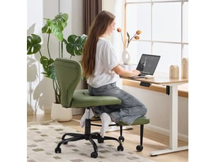 Chaise de bureau <strong>WISHDOR</strong> <strong></strong> avec assise réglable en hauteur