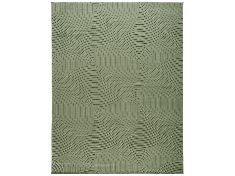  Tapis moderne en polypropylène vert, 244 x 305 cm  - Conforama A