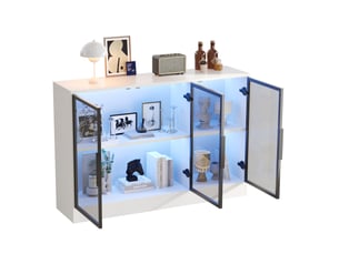 Vitrine coloris blanc VIVRYN - x73 cm