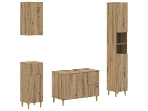 Ensemble de 4 pièces d'armoires de salle de bain delft cf63258