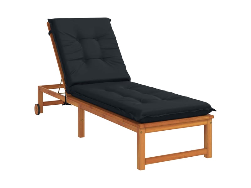  Coussin de transat, coussin pour bain de soleil gemert 100 % polyester bleu foncé cf56125  - Conforama C