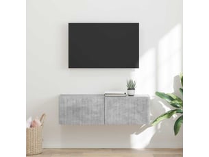 Meuble tv coloris gris 98 cm <strong></strong>  <strong></strong>
