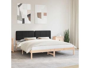 Lit 2 places 180x200 cm coloris noir