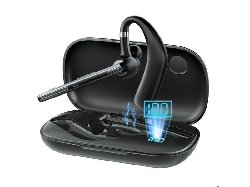  Ecouteurs bluetooth 5.3 intra noirs micro double enc et etui charge 395393_AAARE90977_6_DROPFR - Conforama A