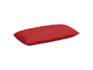 Coussin de dos, coussin de dossier rouge 100 x 19 x 50 cm tissu cf54991