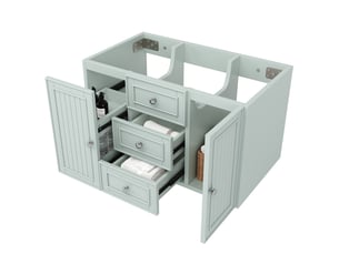 Meuble sous lavabo suspendu 3 tiroirs 78,5 x 46 x 46,8 cm gain de place style moderne