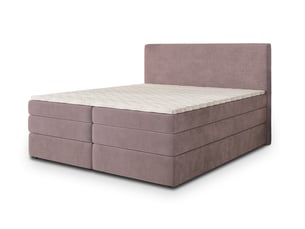 Lit avec rangement 160x200 cm <strong>MASSENO</strong> <strong></strong> coloris rose