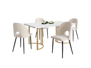 Ensemble table rectangulaire  4 chaise(s)  <strong>REDOM</strong> <strong></strong> 