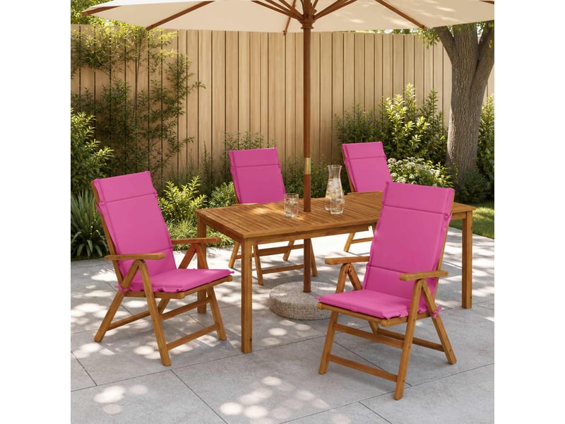  Lot de 6 coussins de chaise à dossier haut gemert rose cf59385  - Conforama B