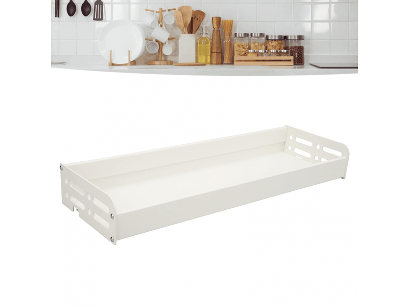  Étagère de rangement murale pour assaisonnements de 40 cm, étagères de douche amovibles, support de rangement multifonctionnel pour salle de bain  - Conforama B