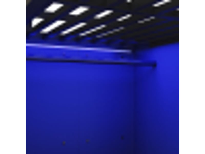  Lit métal 120×200cm, superposé, 2 couchages, échelle + armoire + led, noir  - Conforama E