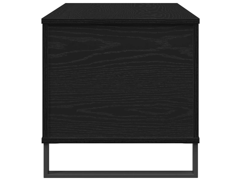 Table basse - table de salon - table à thé chêne noir 90 x 44,5 x 45 cm bois d'ingénierie - Conforama E