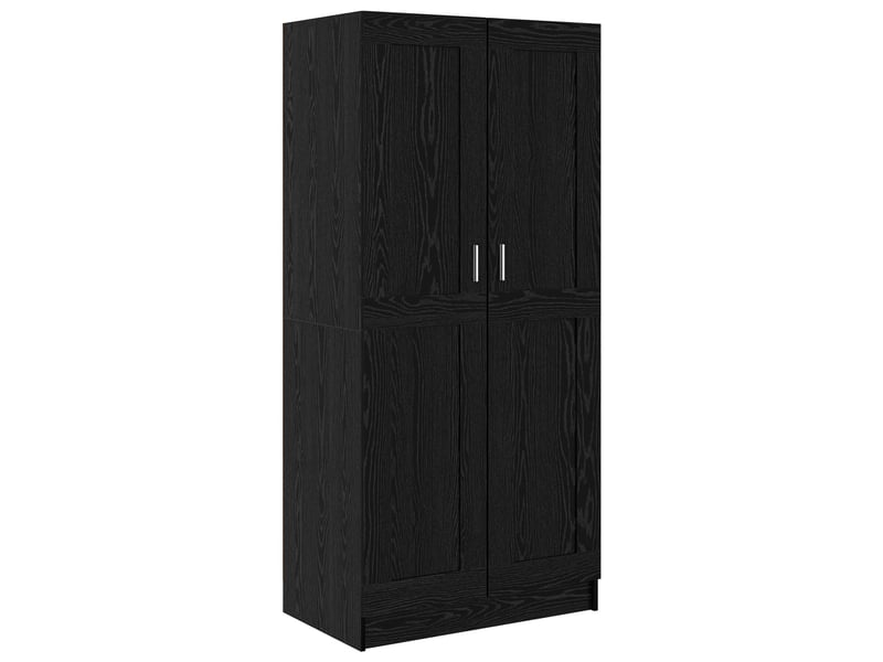  Armoire chambre, armoire de rangement chêne noir 82,5x51,5x180 cm bois d'ingénierie  - Conforama A