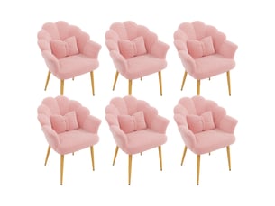 Fauteuil fixe MODFU  Polyester rose vendu Par 6